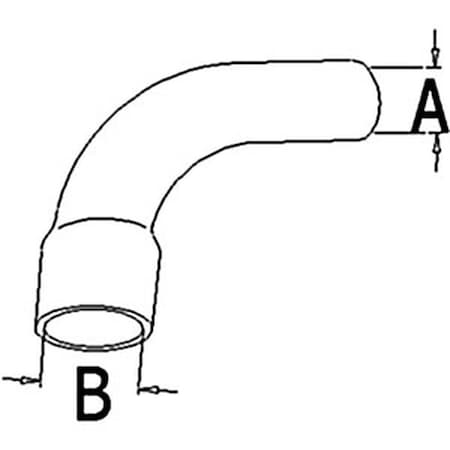 Aftermarket Lower Radiator Hose A62649